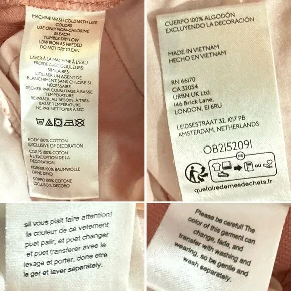 UO baggy skate chino pantsStriped turbo Size 32x30 NWT Urban Outfitters - Picture 11 of 16